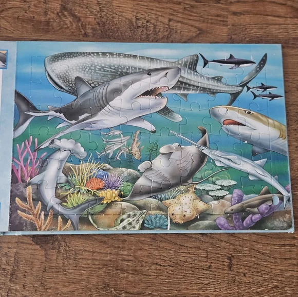🖤3/$15 Five Puzzles! Ocean Creatures Book - Picture 4 of 8